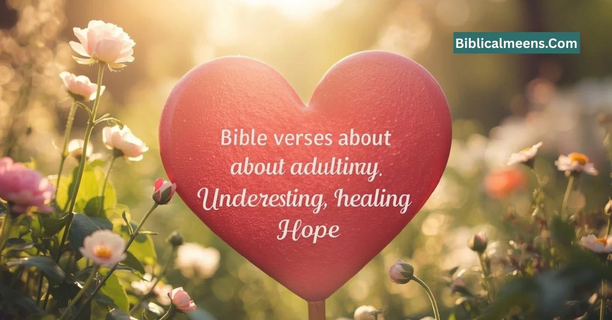 Bible Verses About Adultery