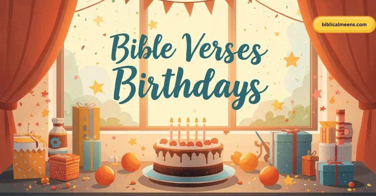 Bible Verses About Birthdays