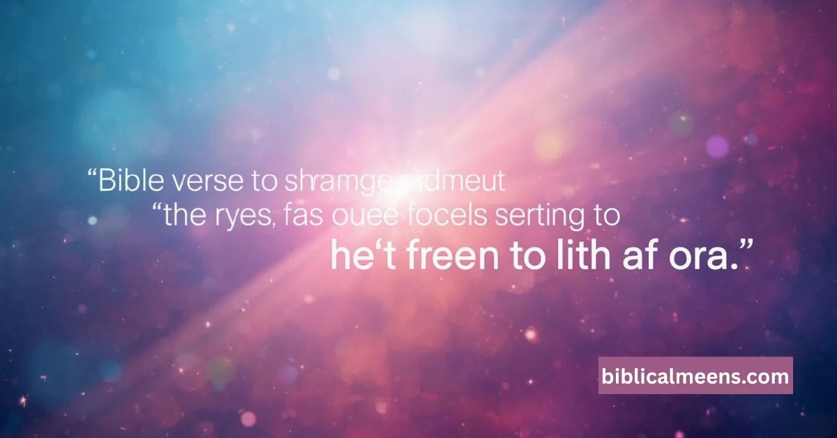 bible verses about change