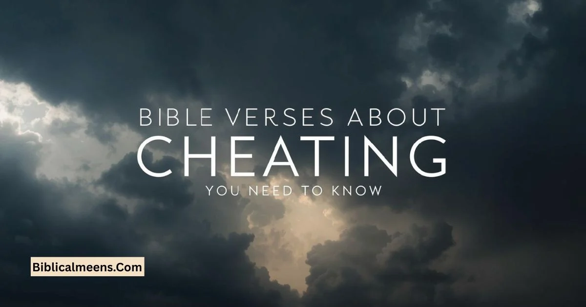 Bible Verses About Cheating