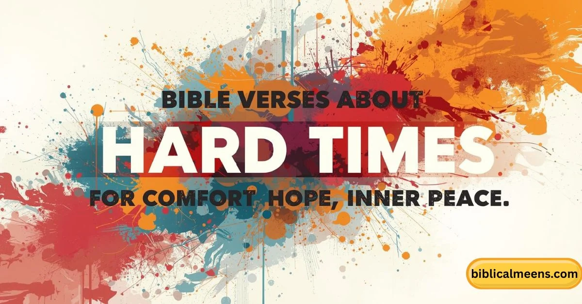 Bible Verses About Hard Times