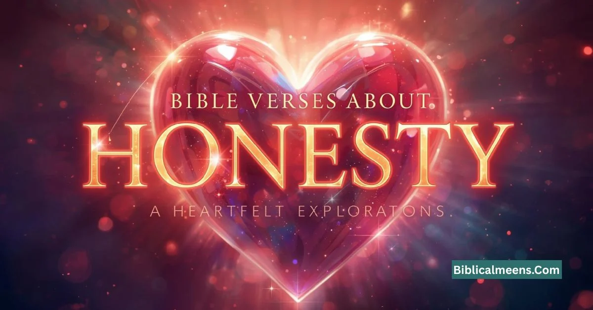 Bible Verses About Honesty