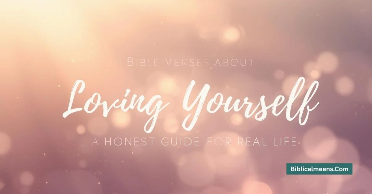 Bible Verses About Loving Yourself