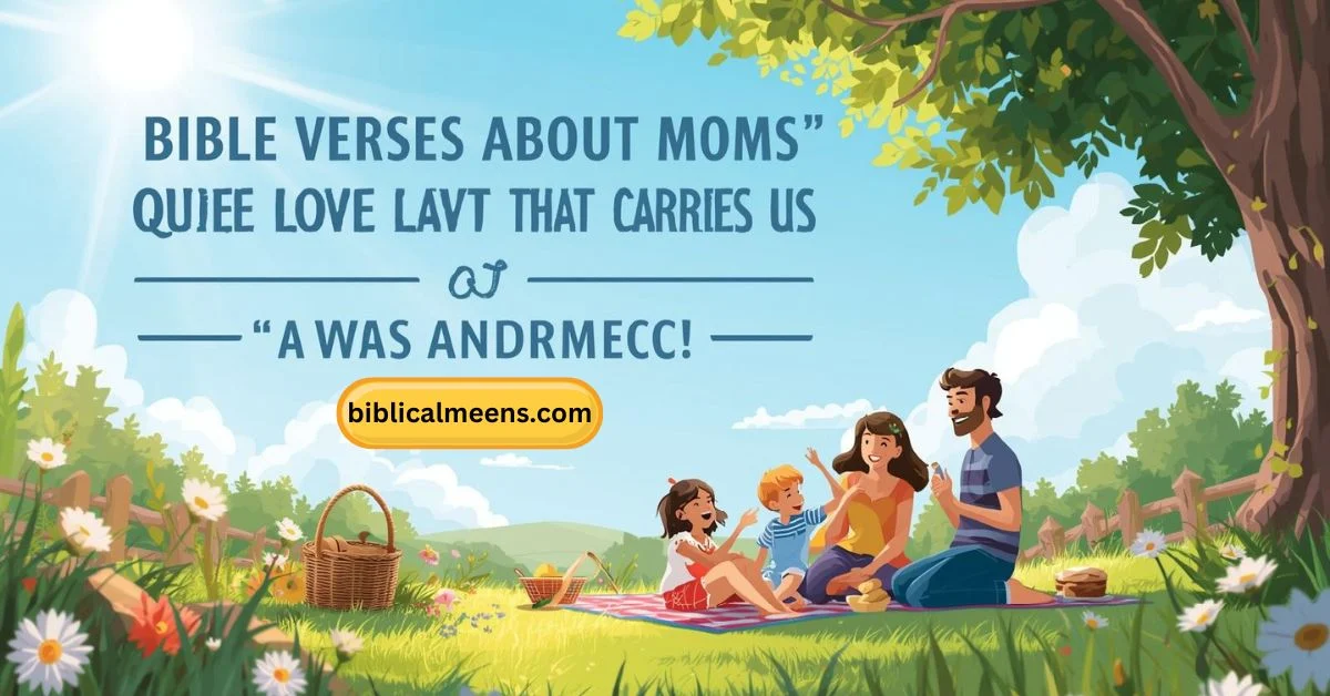 Bible Verses About Moms