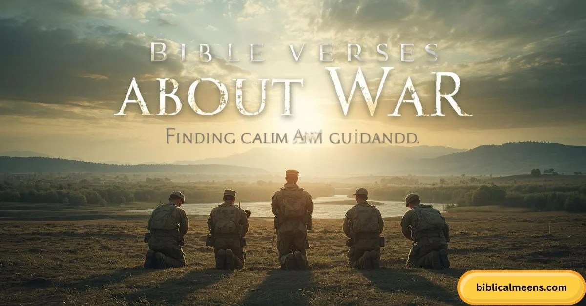 bible verses about war