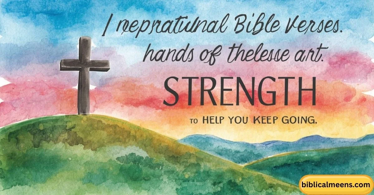 Inspirational Bible Verses About Strength