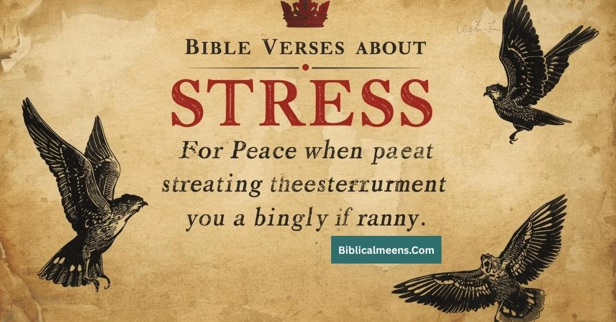 Bible Verses About Stress