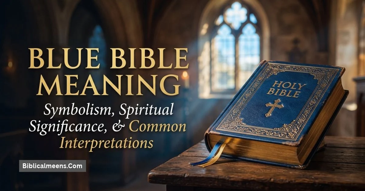 Blue Bible Meaning