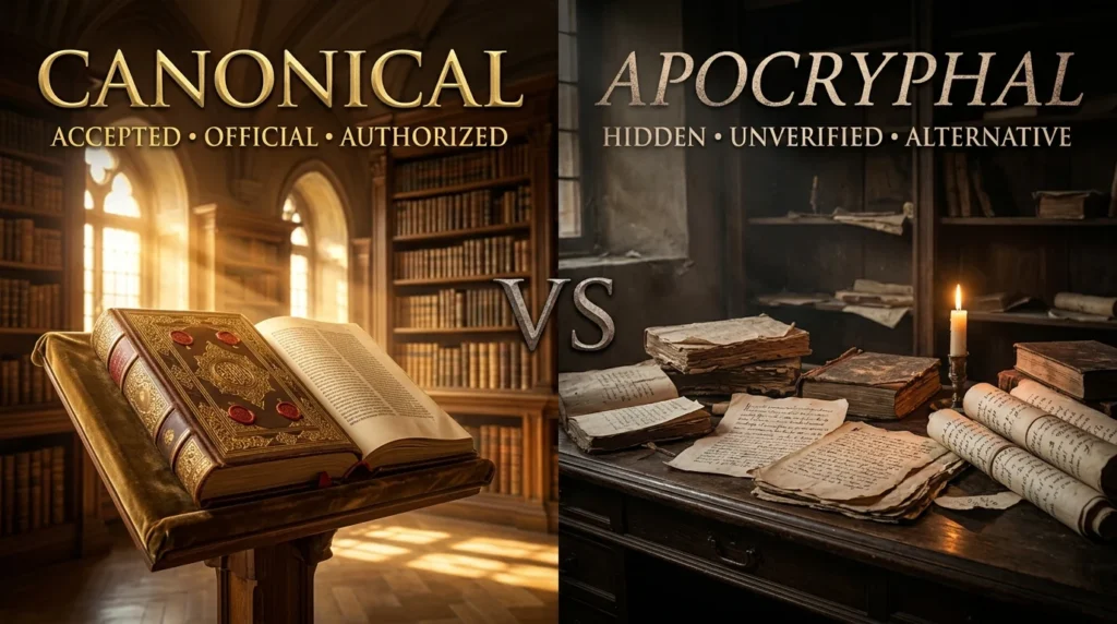 Canonical vs. Apocryphal