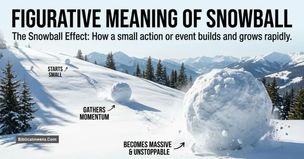 Figurative Meaning of Snowball