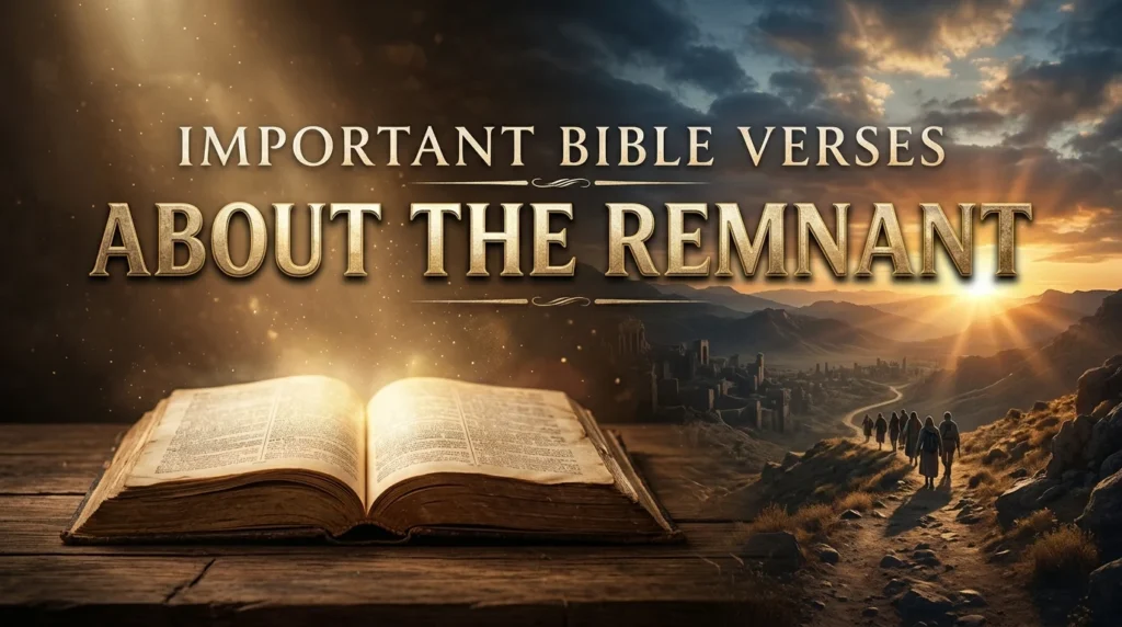 Important Bible Verses About the Remnant