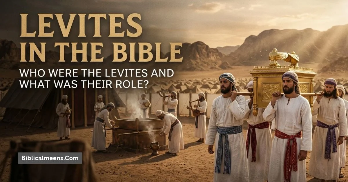 Levites in the Bible Meaning