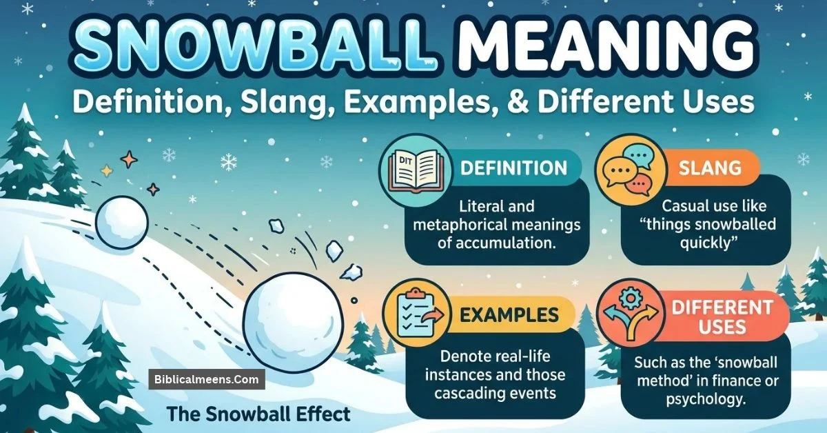 Snowball Meaning